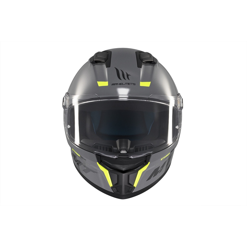 MT Stinger 2 Solid Gloss Grey Integral motorcykelhjelm