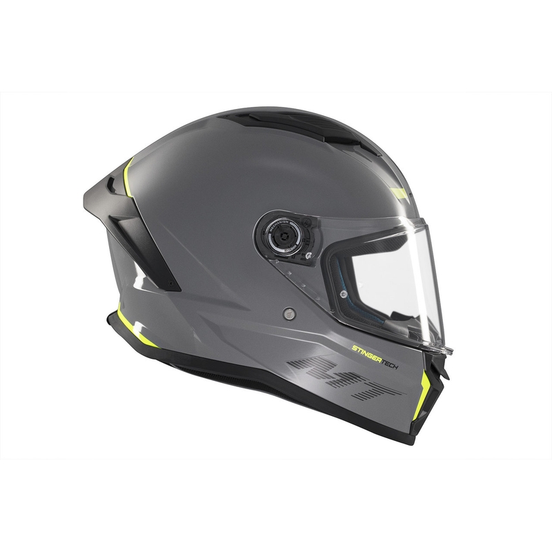 MT Stinger 2 Solid Gloss Grey Integral motorcykelhjelm