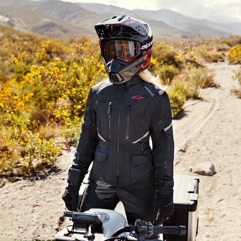 Alpinestars Stella Andes Air Drystar motorcykeljakke til kvinder Sort