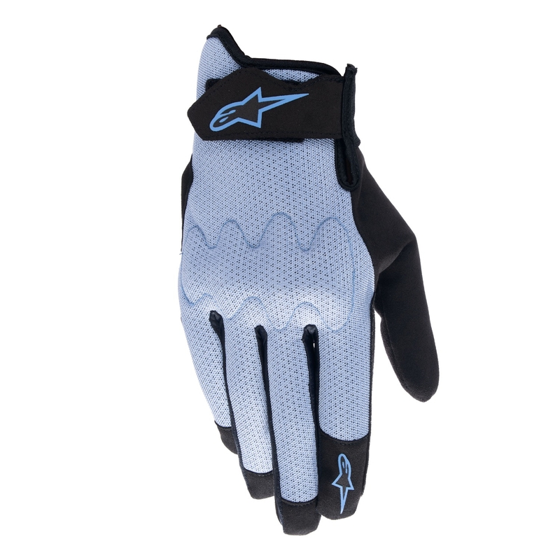 Alpinestars Stated Air motorcykelhandsker lyseblå-sort