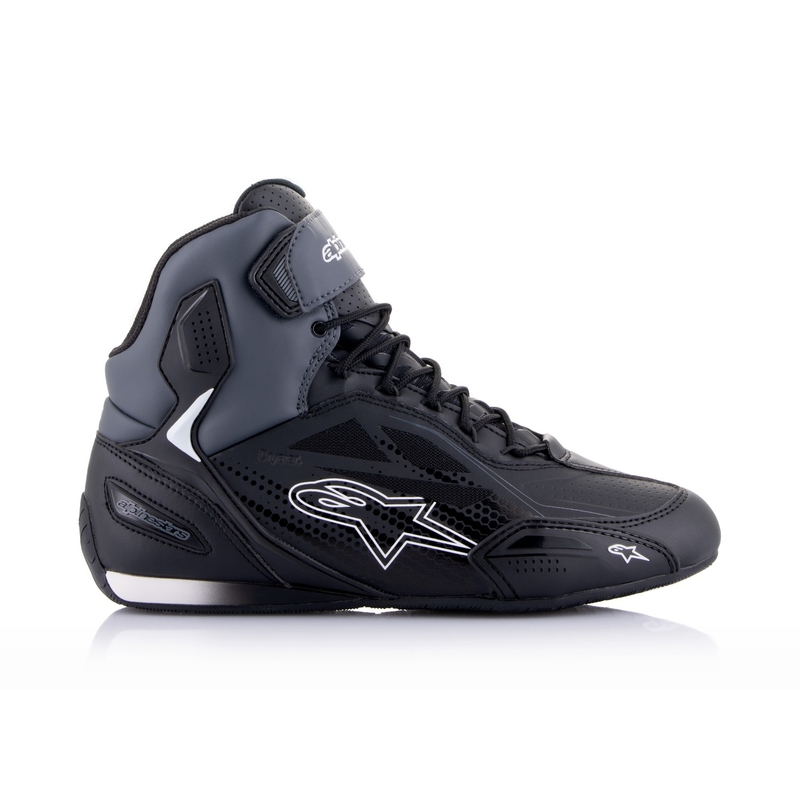Alpinestars Faster-3 Drystar sort-mørkegrå motorcykelstøvler