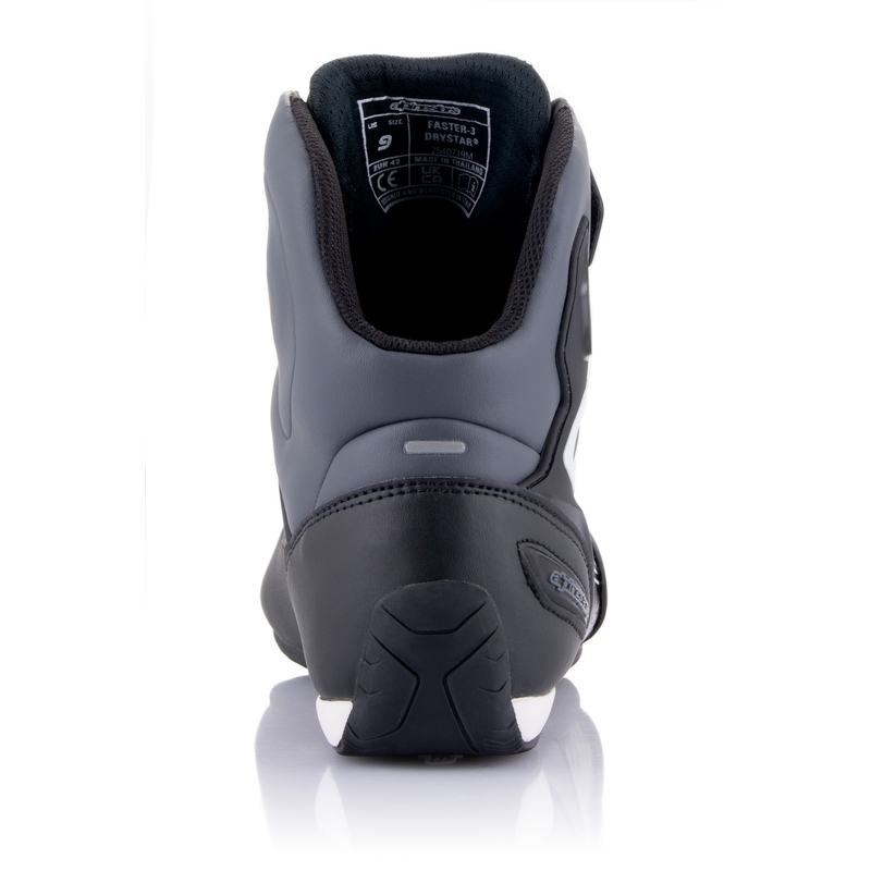 Alpinestars Faster-3 Drystar sort-mørkegrå motorcykelstøvler