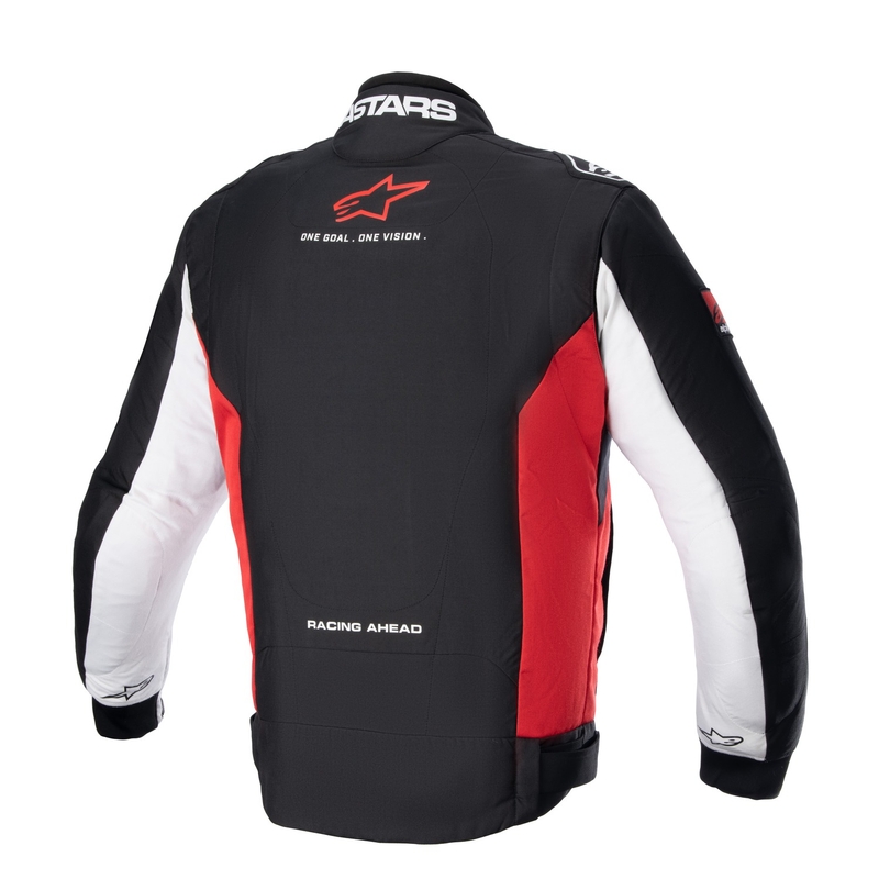 Alpinestars Monza Sport sort, rød og hvid motorcykeljakke