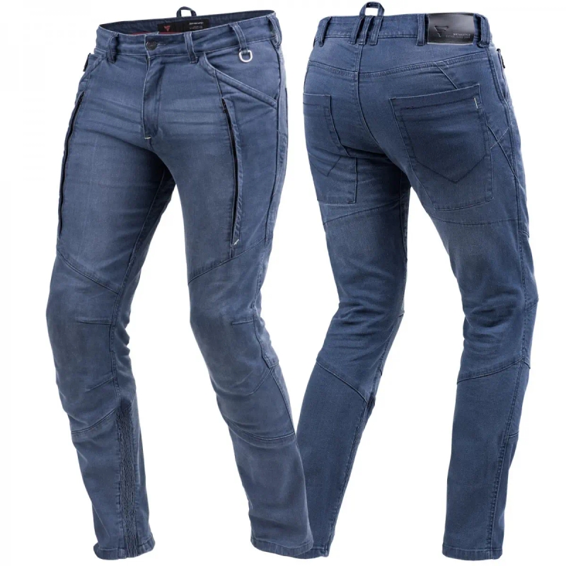 Shima Ghost blå motorcykeljeans