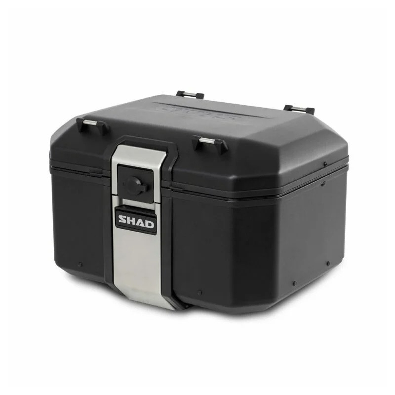 Topkuffert i aluminium til motorcykel SHAD Terra TR48 BLACK EDITION - II. kvalitet