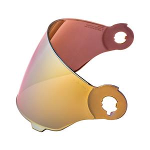 Cassida Plexi til fiberhjelme spejlguld