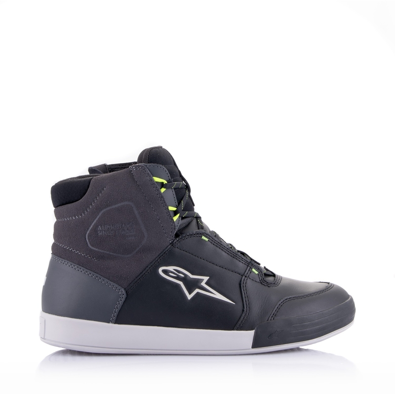 Alpinestars Chrome Drystar Sort-Grå-Fluo Yellow motorcykelstøvler