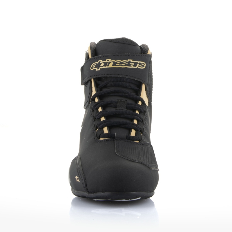 Alpinestars Stella Sector Black-Champagne motorcykelstøvler til kvinder