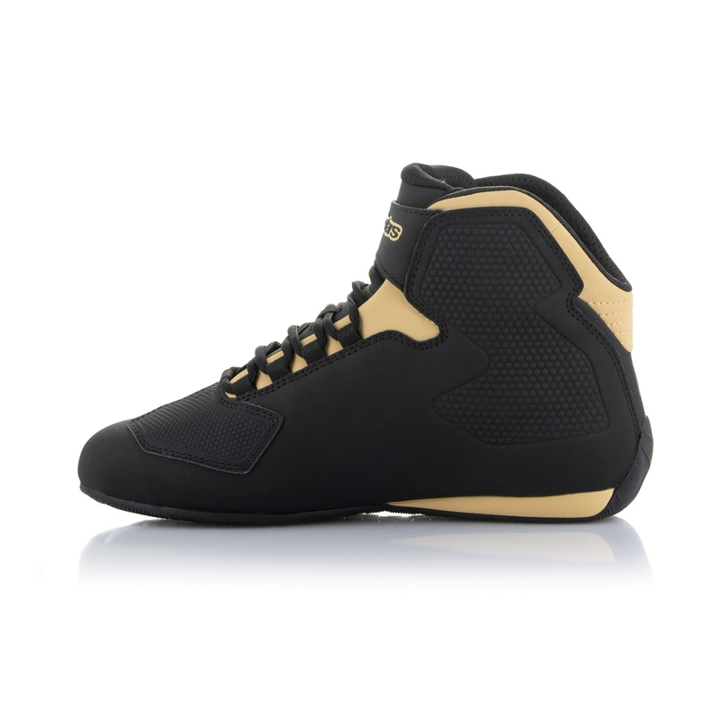 Alpinestars Stella Sector Black-Champagne motorcykelstøvler til kvinder