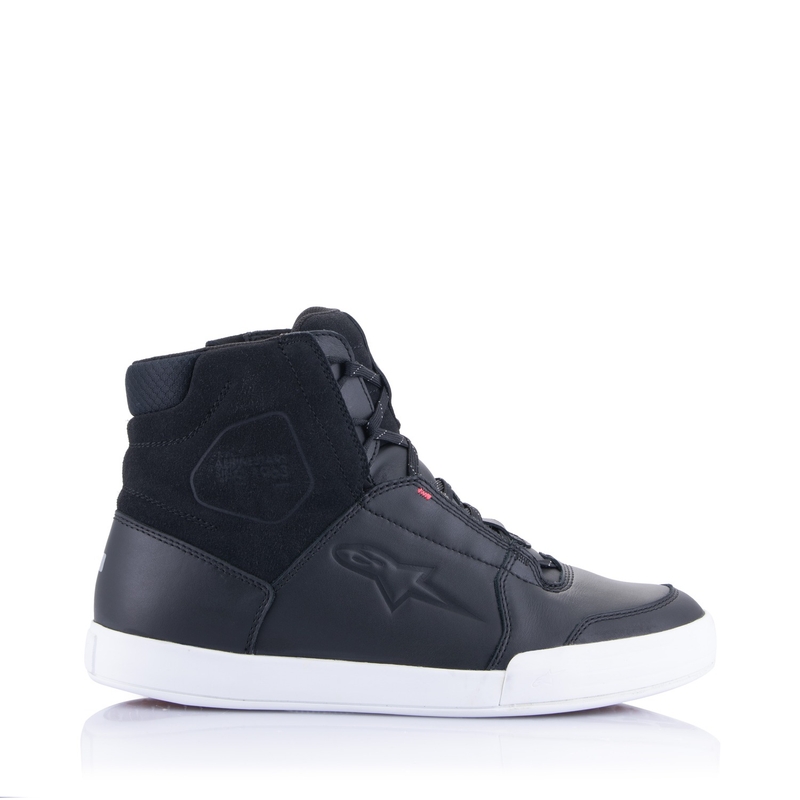 Alpinestars Stella Chrome Drystar motorcykelstøvler til kvinder i sort, hvid og pink