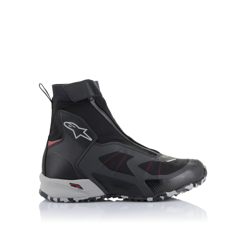Alpinestars CR-8 Gore-Tex sort-grå-røde motorcykelstøvler
