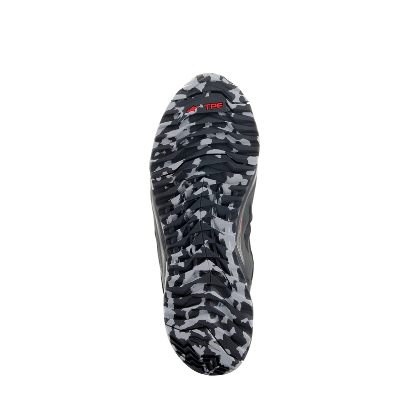 Alpinestars CR-8 Gore-Tex sort-grå-røde motorcykelstøvler