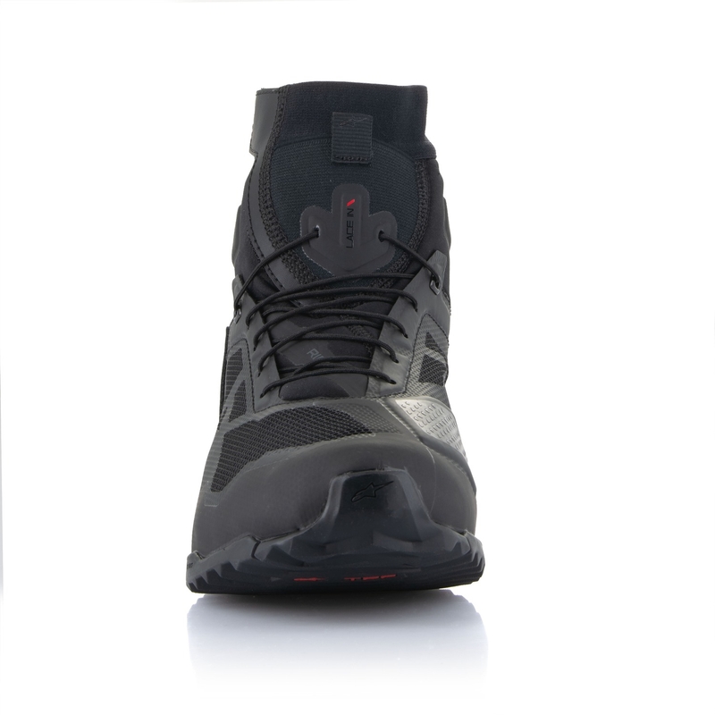 Alpinestars CR-1 sorte og mørkegrå motorcykelstøvler