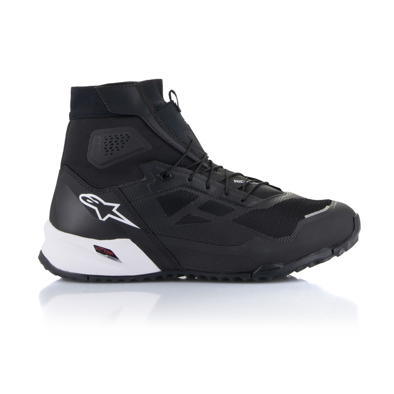 Alpinestars CR-1 sorte og hvide motorcykelstøvler