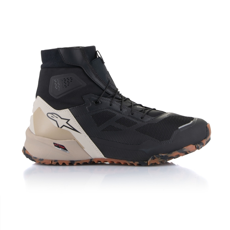 Alpinestars CR-1 sorte og lysebrune motorcykelstøvler