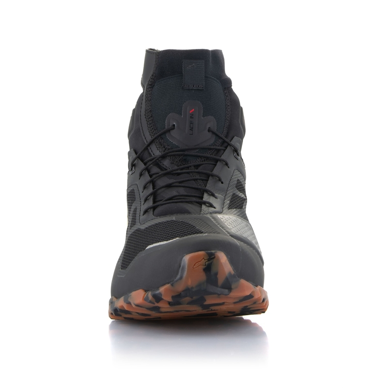 Alpinestars CR-1 sorte og lysebrune motorcykelstøvler