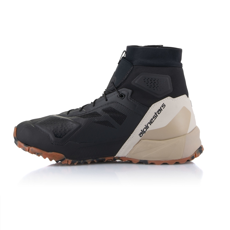 Alpinestars CR-1 sorte og lysebrune motorcykelstøvler