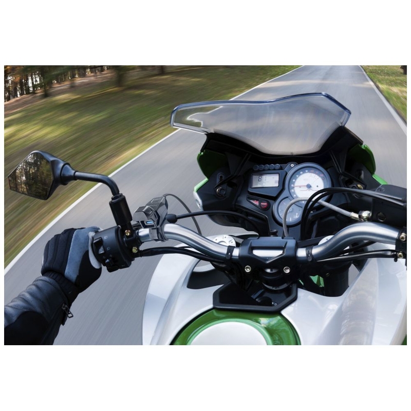 Interphone oplader til motorcykelstyr USB-A