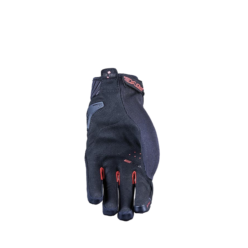 Motorcykelhandsker FIVE RS3 EVO sort-rød