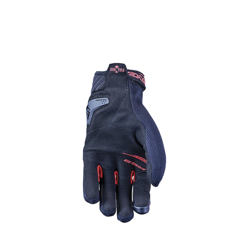 Motorcykelhandsker FIVE RS3 EVO Airflow sort-rød udsalg