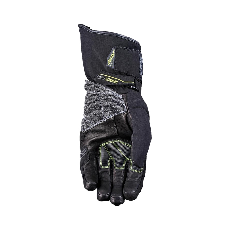 Motorcykelhandsker FIVE TFX2 WP sort-fluogul