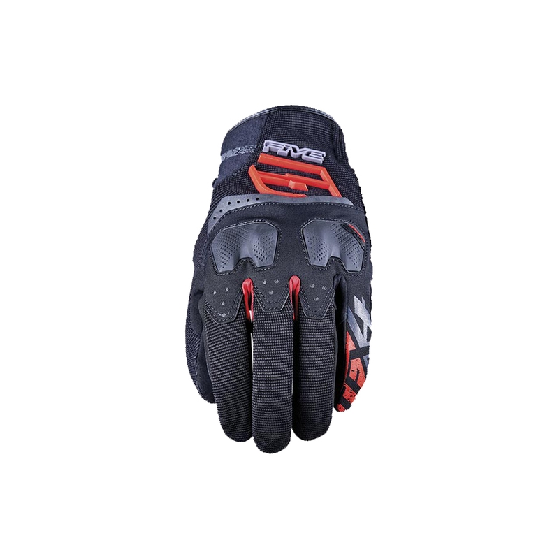 Motorcykelhandsker FIVE TFX4 sort-rød