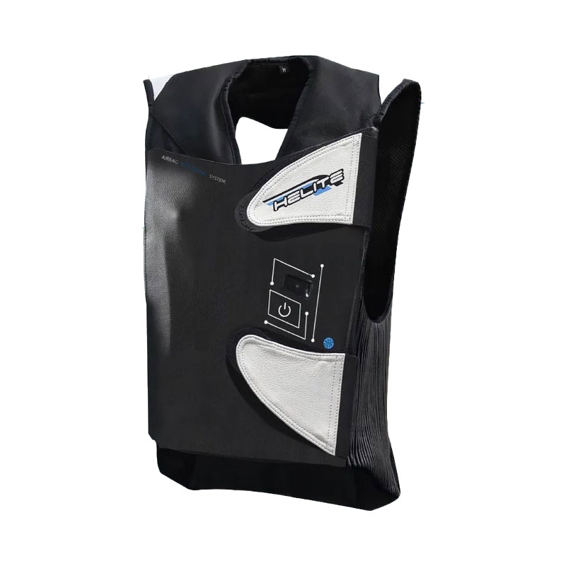 Helite e-GP AIR airbag vest sort
