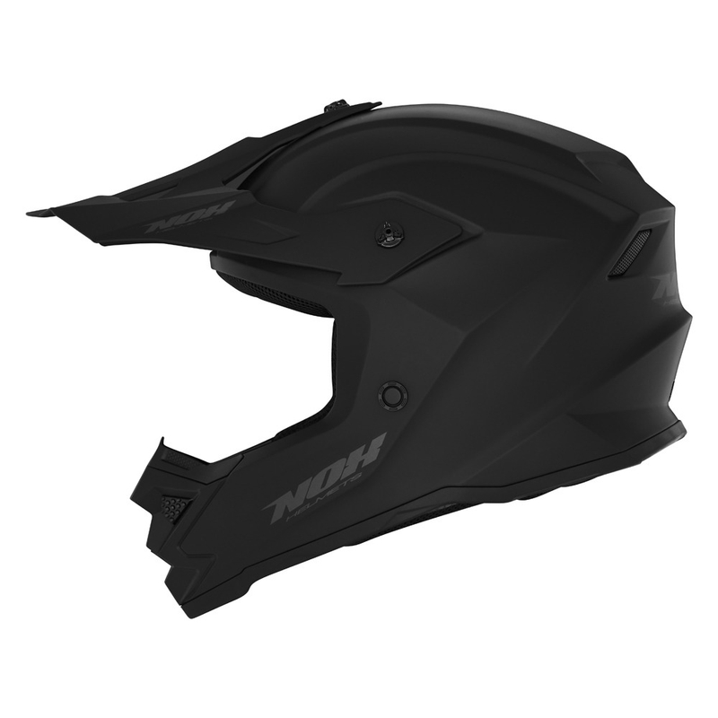 Motocrosshjelm til børn NOX N761 MX mat sort