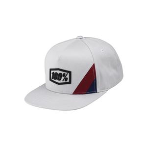 100% Cornerstone Snapback-kasket hvid