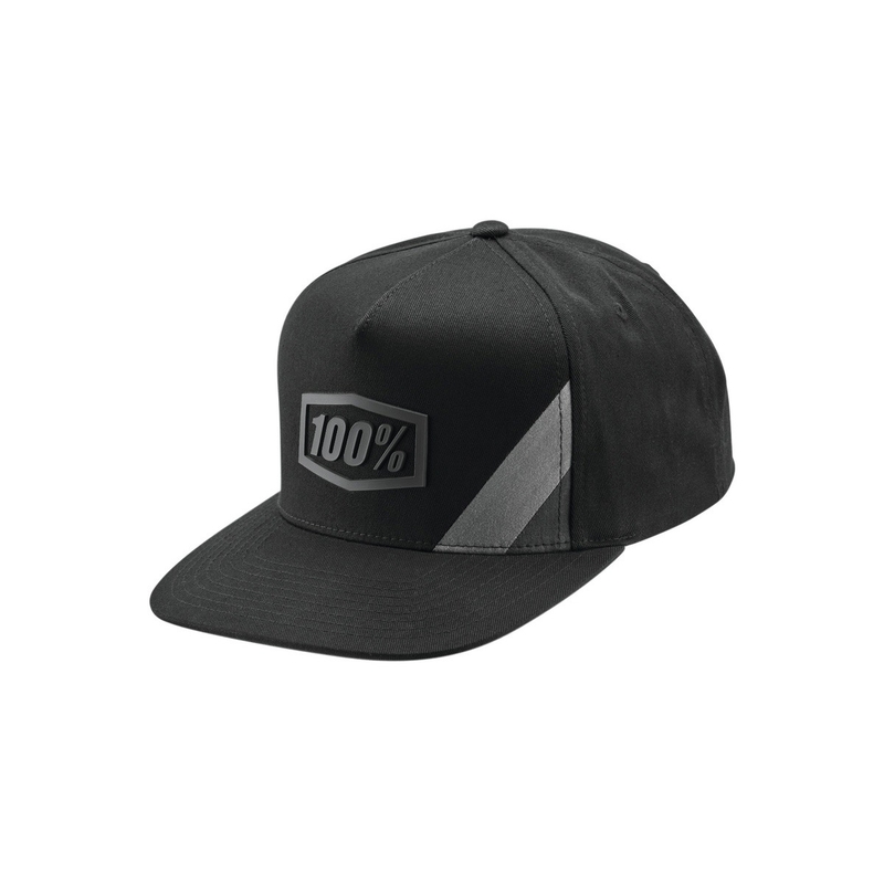Kasket 100% Cornestone USA Snapback sort-grå