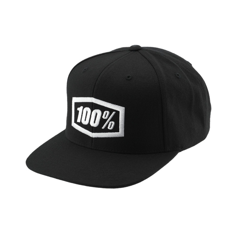 Kšiltovka 100% Icon Snapback černá