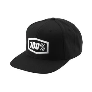 Børnekasket 100% Icon Snapback sort