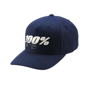 Kasket 100% Staunch Snapback blå