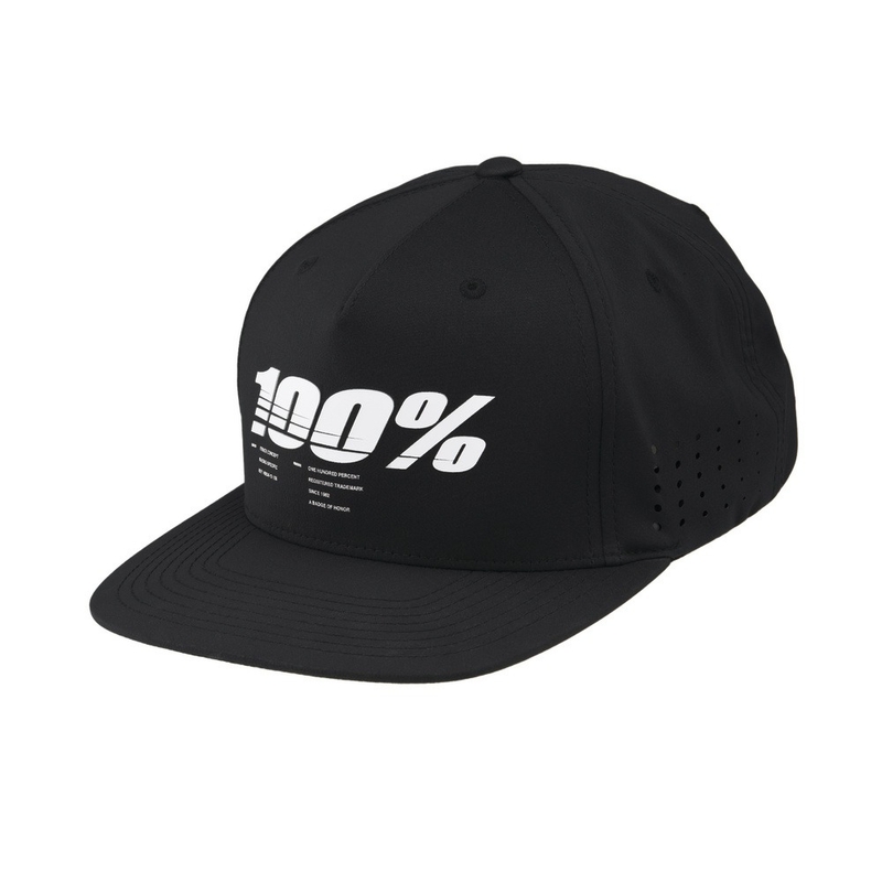 100% Drive Snapback-kasket sort