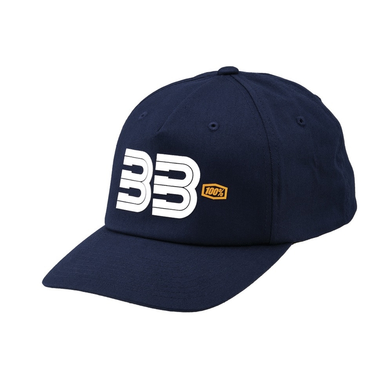 Kasket 100% BB33 X-Fit blå