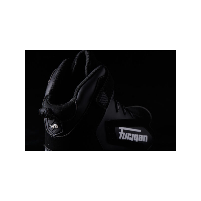 Furygan V4 Easy D3O motorcykelstøvler i sort og hvid