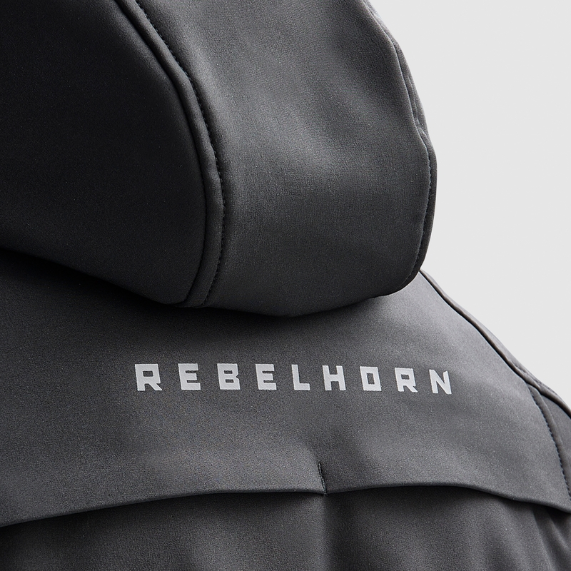 Softshell motorcykeljakke Rebelhorn Slash Sort