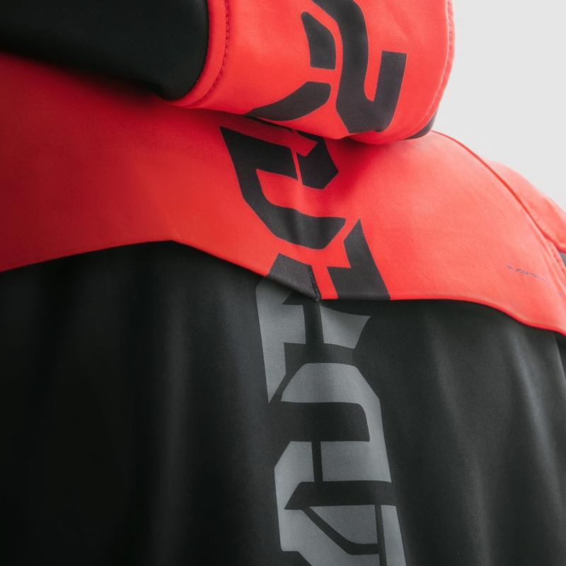 Rebelhorn Slash sort-rød softshell motorcykeljakke