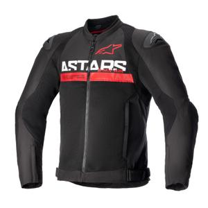 Alpinestars SMX Air sort-fluorrød motorcykeljakke