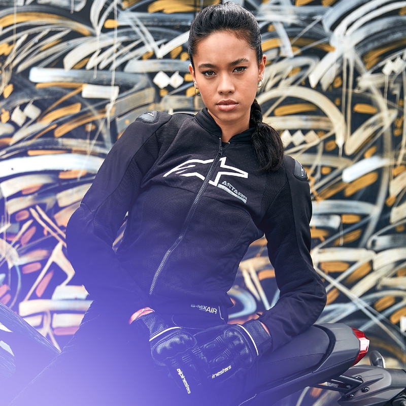 Alpinestars Stella SMX Air motorcykeljakke til kvinder Sort
