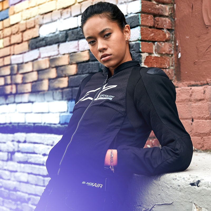 Alpinestars Stella SMX Air motorcykeljakke til kvinder Sort