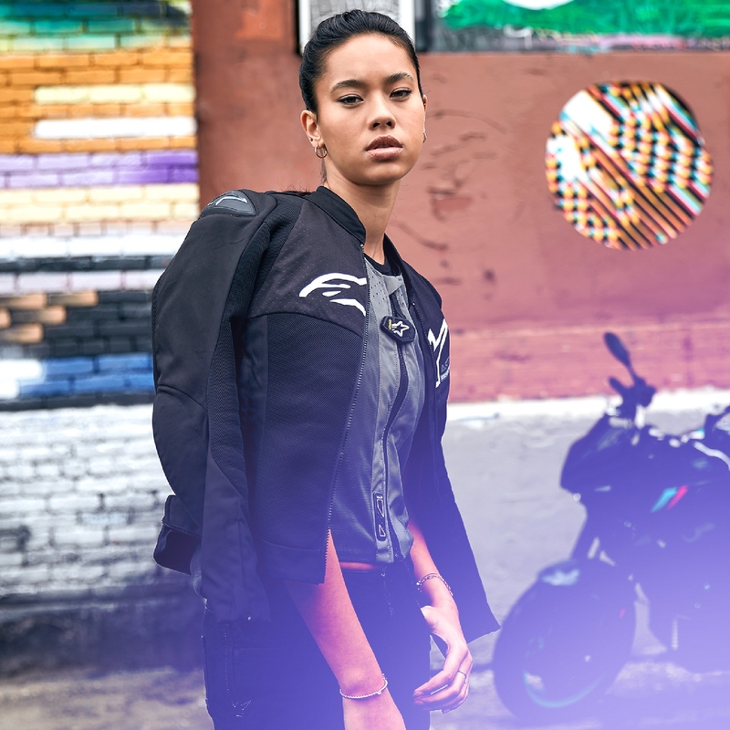 Alpinestars Stella SMX Air motorcykeljakke til kvinder Sort