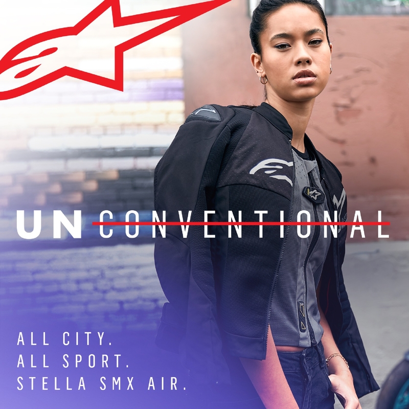 Alpinestars Stella SMX Air motorcykeljakke til kvinder Sort