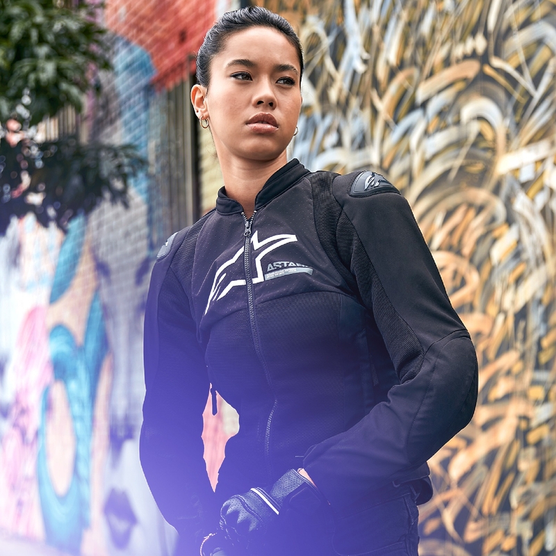 Alpinestars Stella SMX Air motorcykeljakke til kvinder Sort