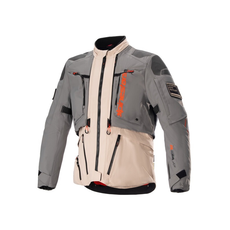 Alpinestars AMT-10R Drystar XF motorcykeljakke sand-sort-pink