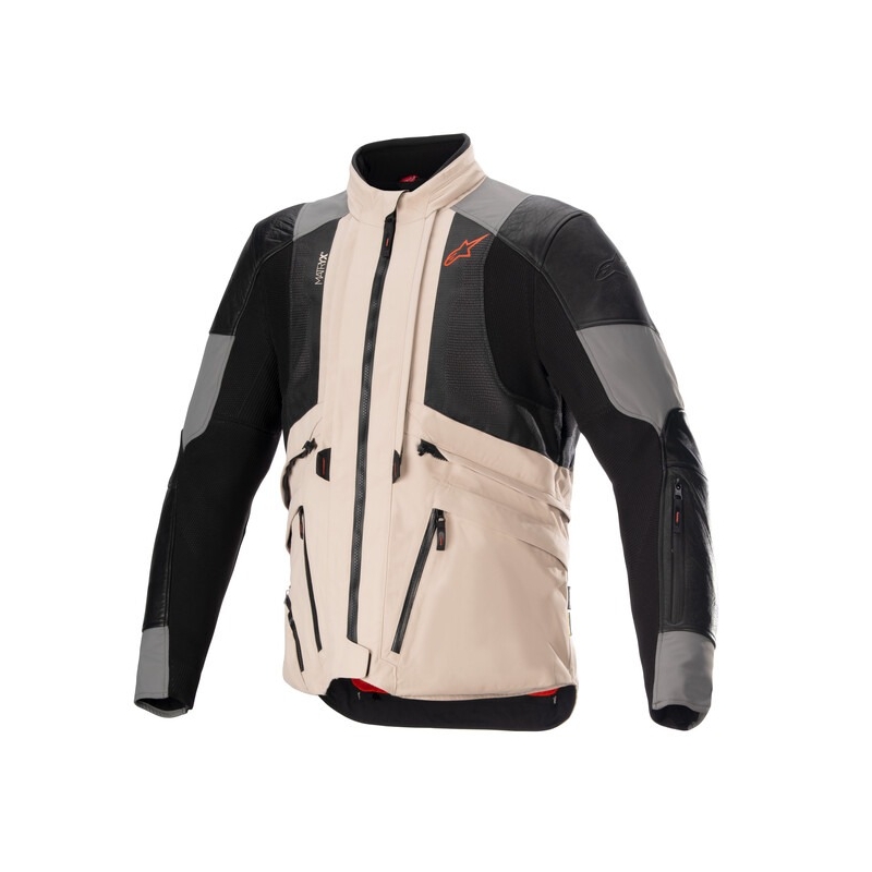 Alpinestars AMT-10R Drystar XF motorcykeljakke sand-sort-pink