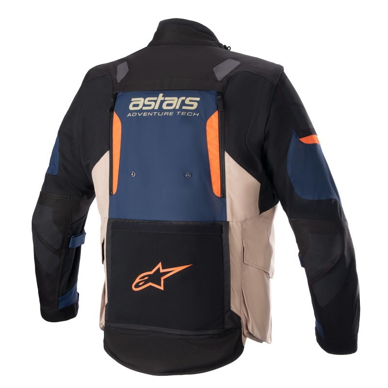 Alpinestars Halo Drystar Dark Blue-Khaki-Orange-Black motorcykeljakke