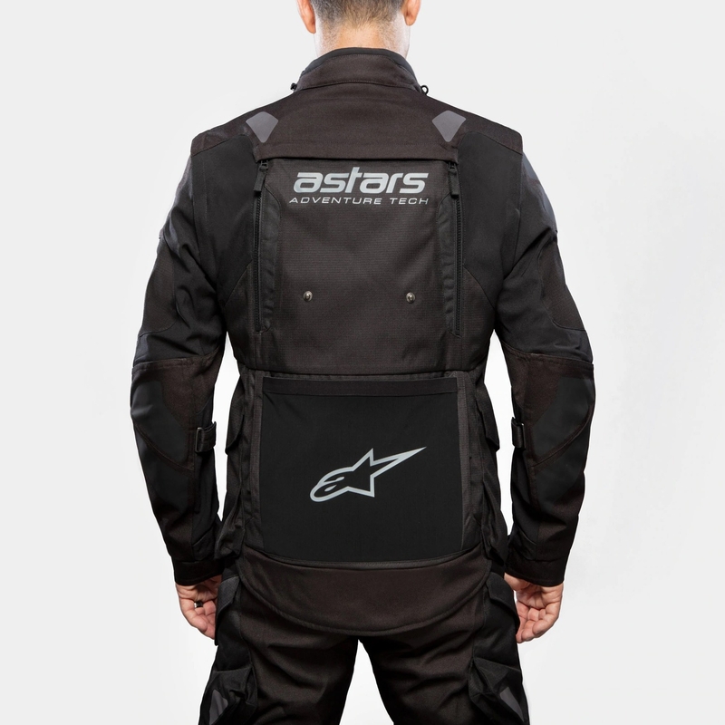 Alpinestars Halo Drystar Dark Blue-Khaki-Orange-Black motorcykeljakke