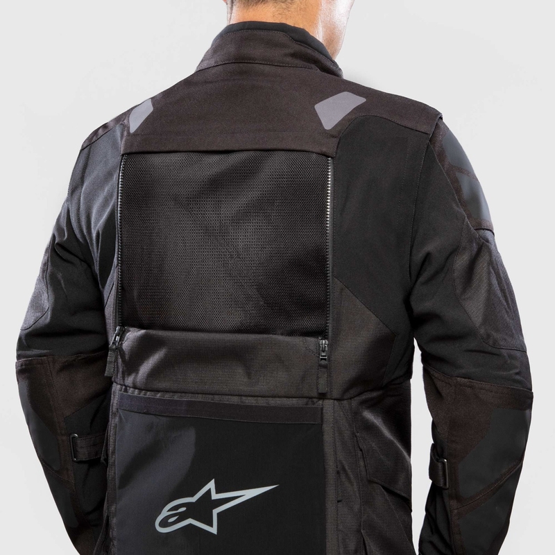 Alpinestars Halo Drystar Dark Blue-Khaki-Orange-Black motorcykeljakke