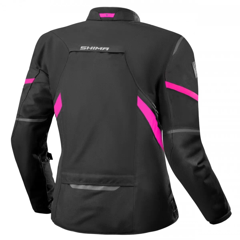 Shima Rush 2.0 motorcykeljakke til kvinder i sort og pink